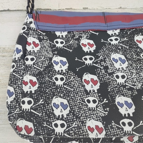 Loungefly Nightmare Before Christmas Faux Leather Messenger Crossbody Bag - Picture 3 of 3